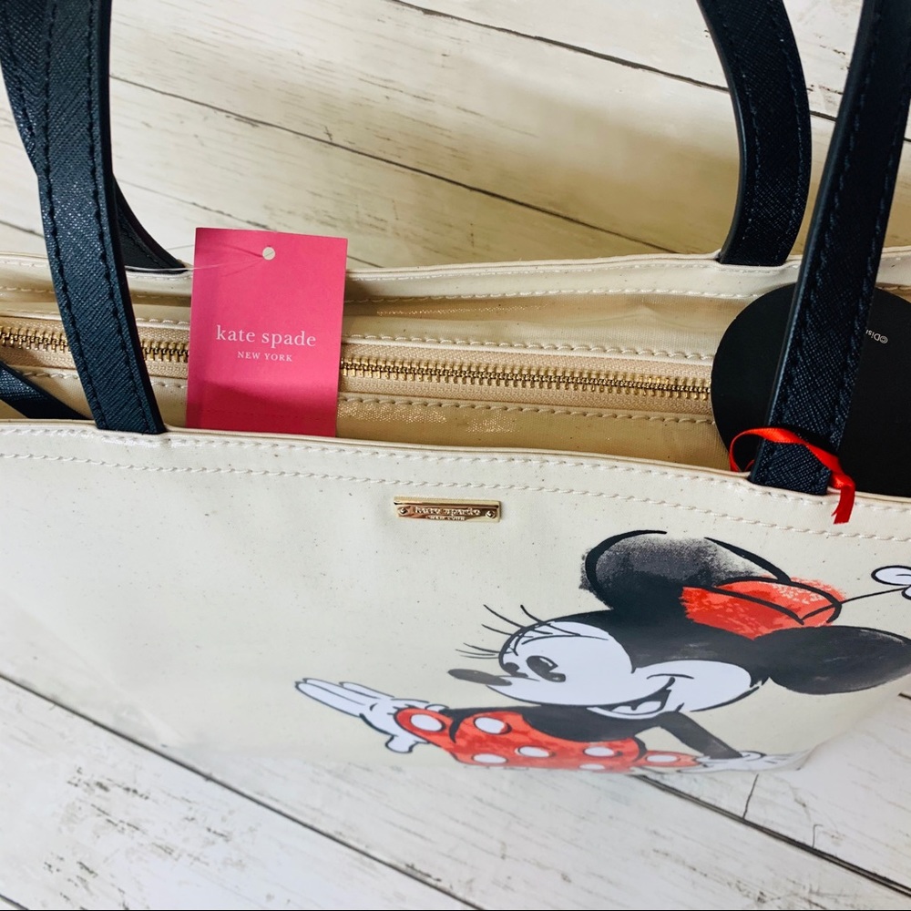 Disney Minnie Mouse Kate spade Tote BRAND NEW - Picture 4 of 9